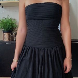 Formal short black dress